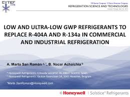 Honeywell Refrigerant Presentation Refrigeration Science