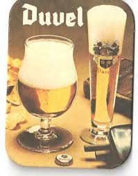 Duvel Vintage 70s Beer Mat Beer Coaster Bierviltjes Oude Reclame Vintage