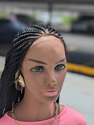 Ready to Ship Conrow Braids Full 360 Lace Wig