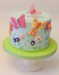 Cake decorating for beginners cake decorating techniques cake decorating tutorials cookie decorating decorating ideas decorating cakes cake decorating with fondant simple vintage cake decorating. Simple Flowers Butterflies Birthday Cakes Girls Kids Butterfly Birthday Cakes 1st Birthday Cakes