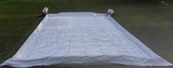 Provided the next couple of days are expected to remain below freezing, go ahead and fill the tarp with about one inch of cold water. Do It Yourself Backyard Ice Rink Made Easy