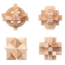 Wooden brain teaser puzzles for adults. Temptation Wooden Brain Teaser Puzzles Pack Of 4 Temptation Gifts