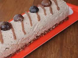 Recette Buche A La Creme De Marron En Video Recette Creme De Marron Gateaux Et Desserts Dessert