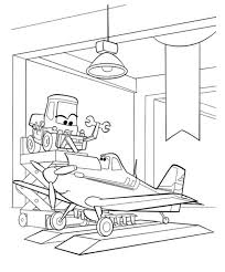 Ripslinger is the captain of team rpx. Dusty Getting Fixed By Dottie In Disney Planes Coloring Page Kids Play Color Disney Planes Plane Coloring Pages Coloring Pages