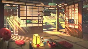 Chill anime gif 12 gif images. Japanese Style Living Room Live Wallpaper Wallpaperwaifu