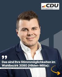 🗳️ Am 14. September findet die Kommunalwahl in #Hilden statt. Meine  Nachbarn im Wahlbezirk 3080 (Hilden-Stadtmitte) haben diese  Wahlmöglichkeiten. Übrigens: Bei der Kommunalwahl haben Sie folgende 4x  Stimmen: ➡️ Wahl des Stadtrates @