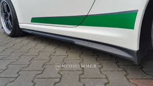 Porsche tuning 997.2 carrera s 4s gts porsche 911 tuner sport classic front spoiler diffuser rearspoiler ducktail sideskirts. Body Components 997 Carrera Moshammer Side Skirts For Wide Body Only Werks911 Porsche Parts