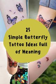 Then decorated with big and small dots throughout the pattern. 25 Simple Butterfly Tattoo Ideas Full Of Meaning Tattooglee