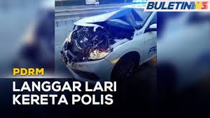 Polis menahan dua daripada lima individu yang disyaki memeriksa kereta peronda polis (mpv) di hadapan sekolah jenis kebangsaan cina (sjkc) chung hua, rantau, petang semalam. Pdrm Lelaki Langgar Kereta Peronda Polis Diburu Buletin Tv3