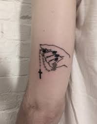 Our website provides the visitors with some great small rosary tattoo in hand. 18 Rosary Rose Tattoos Ideas Rose Tattoos Tattoos Rosary Tattoo