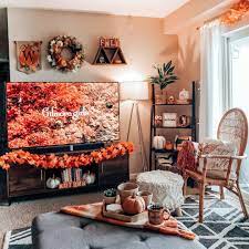 Fall Cozy Home Decor In A Small Living Room Apartment Fall Cozy Home Cozy Fall Decor Fall Apartment Decor