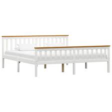 Bedroom furniture in south africa. Vidaxl Solid Pinewood Bed Frame Contemporary Modern Decorative Design Stable And Durable Double Beds Bedroom Furniture White 180x200cm Buy Online In South Africa At Desertcart Co Za Productid 184920607