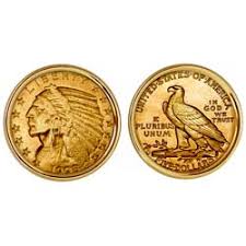 Overall striking quality tends to be poor, however, as the centers are often weak and swelling can be seen at the border from die buckling. 2 50 Indian Head Gold Piece Quarter Eagle Coin Cuff Links