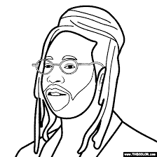 You can use our amazing online tool to color and edit the following hip hop coloring pages. Hip Hop Rap Star Online Coloring Pages