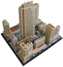Rockefeller Center New York Lego Architecture Lego Design Lego Projects