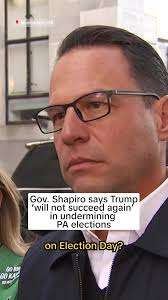 PA Governor: Trump won't succeed undermining our election