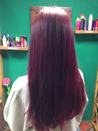 My Hair Turned From Blonde To Rubine Color Planned Was Brown But There Were Too Less Red Pigments In The Color So We Saved T Hair Long Hair Styles Red Pigment