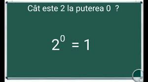Cea mai usoara metoda este sa facem de ce trebuie sa calculam impreuna cu restul impartirii la 1999999973 ? Cat Face 2 La Puterea 0 Exemple Exercitii Numere Matematica Youtube