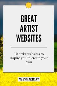 Void Spotlight Great Artist Websites Artist Websites Selling Art Online Artist Business