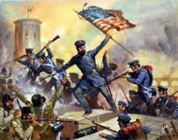 Battle Of Chapultepec Us Mexican War War Artwork Mexican American War