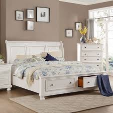 This snowy hue works well in nearly every color palette, so decorating is simple. Laurelin Storage Bedroom Set White By Homelegance 1 Review S Furniturepick