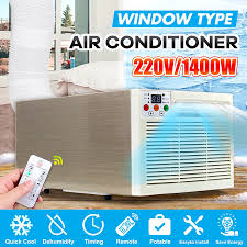 Enclosure air conditioners are available for various operating voltages and cooling capacities. Mini Portable Air Conditioner Cold Cooling 1400w 220v Ac Timer Remote Control Led Display Control Panel Air Conditioner Air Conditioners Aliexpress