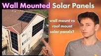 WALL MOUNTED Solar Panels - How do vertical solar panels compare to roof  mounted? - Part 1