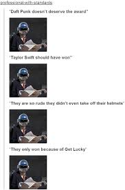 Well here's our collection of daft punk pictures, with and without their. Image 687234 Tumblr Know Your Meme
