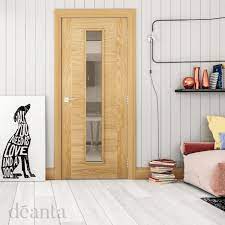 Maybe you would like to learn more about one of these? Deanta Seville Pre Finished Internal 1l Oak Door With Clear Glass Doors From Gw Leader Uk