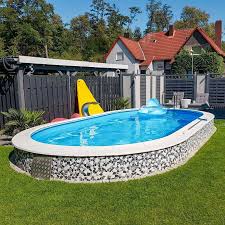 Ovalpools Aus Stahl In 2020 Ovaler Pool Ovalpool Pool