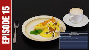 Ffxv Cooking Recipe Golden Chocobo Tart From Langsta Youtube Tart Cooking Cooking Recipes