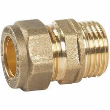 With a tape measure and note pad. 15mm X 3 8 Male Iron Straight Adaptor