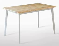 We gather all ads from hundreds of classified sites for you! Amazon Com Livinia Canberra 47 2 Dining Table Mid Century Modern Solid Rubber Wood Kitchen Table Natural White Home Kitchen