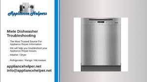 Check spelling or type a new query. Miele Dishwasher Troubleshooting Youtube