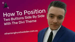 How To Position Two Buttons Side By Side With The Divi Theme