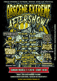 Diy midnight and children of technology backpatches. Obscene Extreme 2019 Aftershow Party Oef Europe