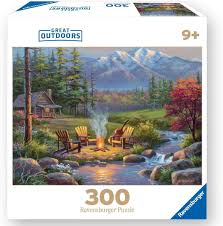A puzzled or perplexed condition; Every Piece Is Unique Ravensburger 82093 Great Outdoors Puzzle Series Riverside Livingroom Softclick Technology Means Pieces Fit Together 300 Pc Puzzles For Adults Puzzles Jigsaw Puzzles Dscali Edu Co