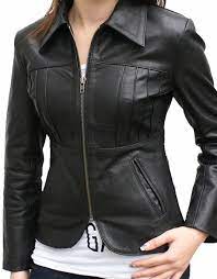 Camden Women Leather Jacket Benz Leather