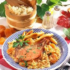 Kasseler Kotelett Auf Sauerkraut Rezept Lecker Rezept Rezepte Rezepte Mit Sauerkraut Sauerkraut