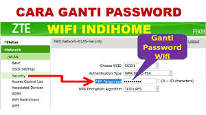 Zte zxhn f609 password doesn't work. Gadget Cerdas Cara Ganti Password Wifi Indihome Zte F609 Pintar Di 2021 Rabab Minangkabau