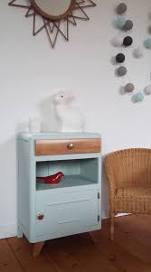 Table De Chevet Vintage Annees 30 Vert Amande Pastel Furniture Bedroom Vintage Home Furniture