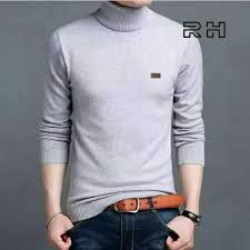 Tujuannya untuk menghangatkan tubuh saat cuaca dingin. Jual Rhcollections Baju Sweater Rajut Turtleneck Pria Lengan Panjang Baju Rajut Turtle Neck Pakaian Pria Kerah Tinggi Kerah Panjang Silver All Size Online April 2021 Blibli