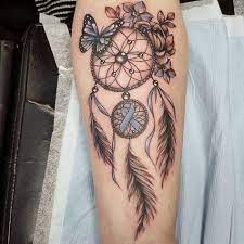 The meaning is represented in the life of a lotus flower as it grows through the mud, yet maintains pure as it blooms on the water's surface. Dream Catcher Tattoos For Women Ideas And Designs For Girls Feather Tattoos Thigh Tattoos Women Sleeve Tattoos For Women