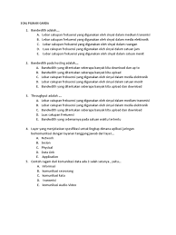 Data analisis hasil ulangan tipe soal : Download Soal Tlj Analisis Kebutuhan Komunikasi Revisi Id