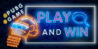 Neon Vector Illustration Logo And Text Winner Winner Chicken Dinner Winning Pubg Text Neon Logos Design Neon Signs