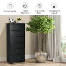 Our bedroom furniture category offers a great selection of dressers & chests of drawers and more. Costway 6 Drawer Chest Dresser Clothes Storage Bedroom Tall Furniture Cabinet Black