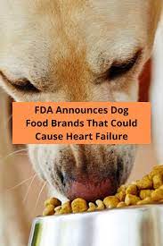 Fda Annonces Dog Food Brands That Could Cause Heart Failure Dog Food Brands Dog Food Recipes Heart Failure