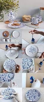 Pin By Klara Johnson On Diy Pottery Painting Diy Dish Plates Diy