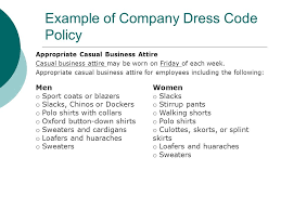 Casual Dress Code Policy Dress Nour