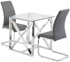 Jett round teak folding outdoor dining table. Albany 75cm Square Glass Dining Table 260 00 Go Furniture Co Uk